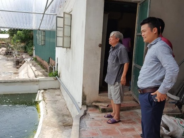 Thăm khu nuôi trồng thủy sản thực nghiệm của TS Bùi Quang Tề